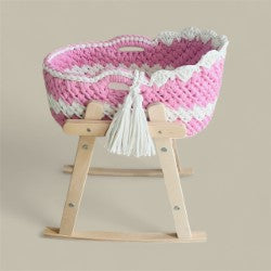 Mini Couffin 40x25 cm avec matelas et oreiller